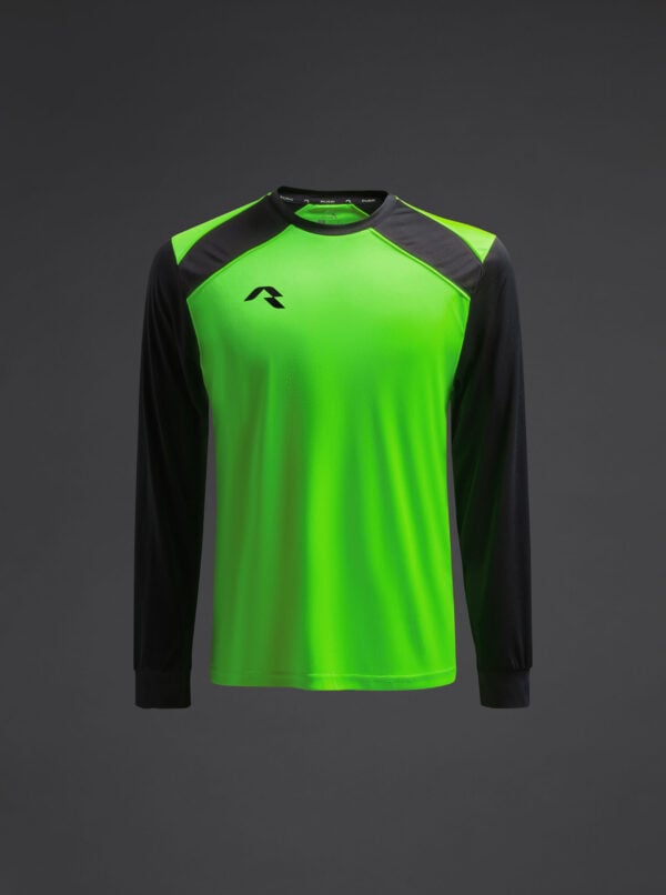 Majica dugih rukava Wata – Fluo zelena / Crna