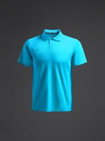 Polo majica Rangi – Fluo tirkizna