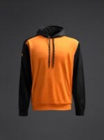 Dječji hoodie Saba – Fluo narančasta / Crna