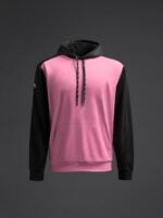 Dječji hoodie Saba – Roza / Crna