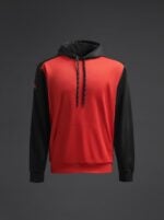 Dječji hoodie Saba – Crvena / Crna