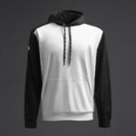 Hoodie Saba – Bijela / Crna