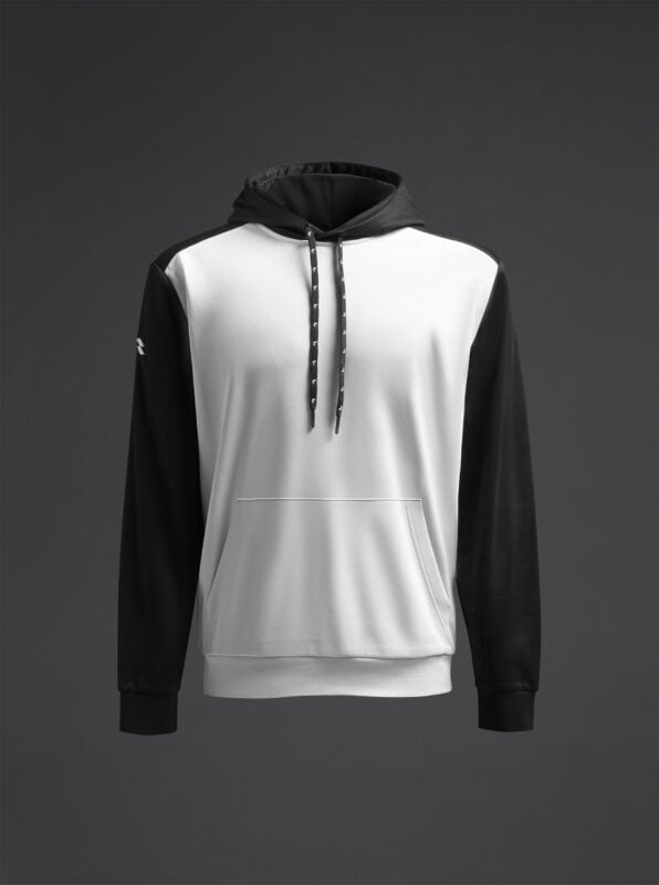 Hoodie Saba – Bijela / Crna