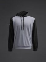 Hoodie Saba – Svijetlo siva / Crna