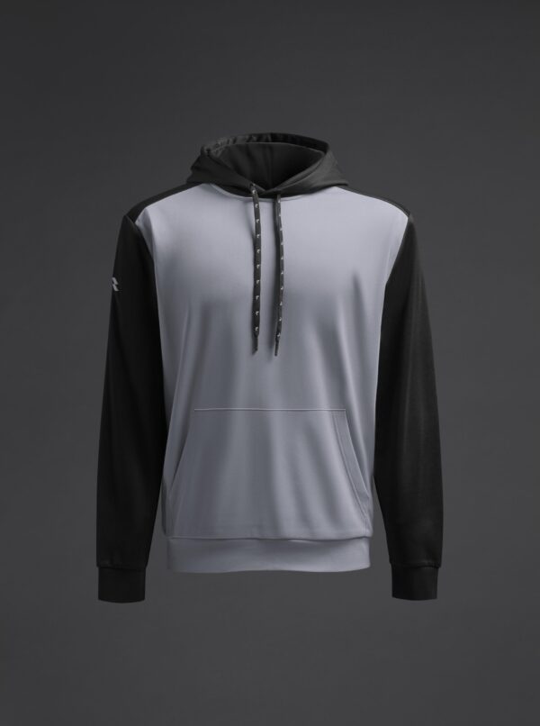 Hoodie Saba – Svijetlo siva / Crna