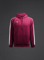 Dječji hoodie Afiki – Bordo / Bijela