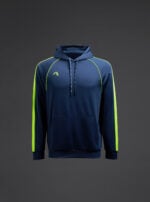 Hoodie Afiki – Tamno plava / Fluo žuta