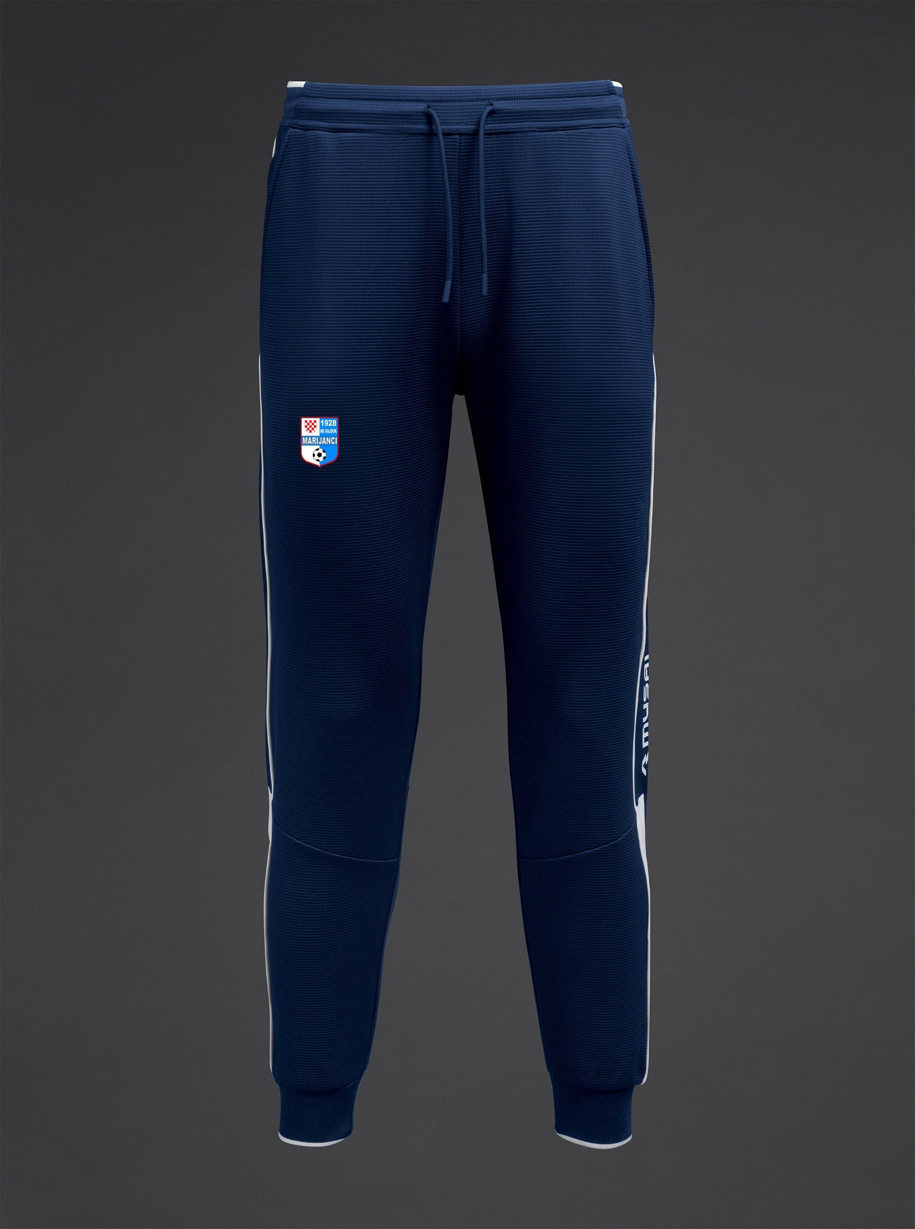 djecje-hlace-hekima-nk-hajduk-marijanci-tamno-plava-bijela-front Dječje hlače Hekima NK Hajduk Marijanci - Slika 1