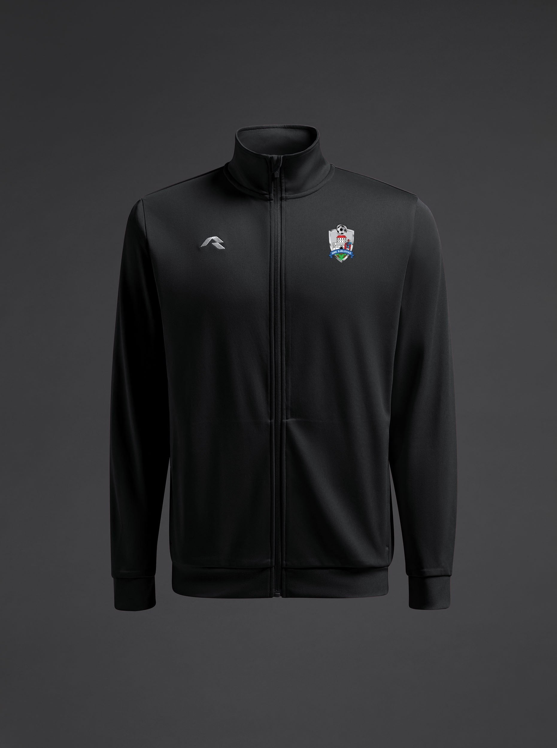 gornji-dio-trenirke-ubora-mnk-bjelovar-futsal-klubovi-crna-front Gornji dio trenirke Ubora MNK Bjelovar - Slika 1