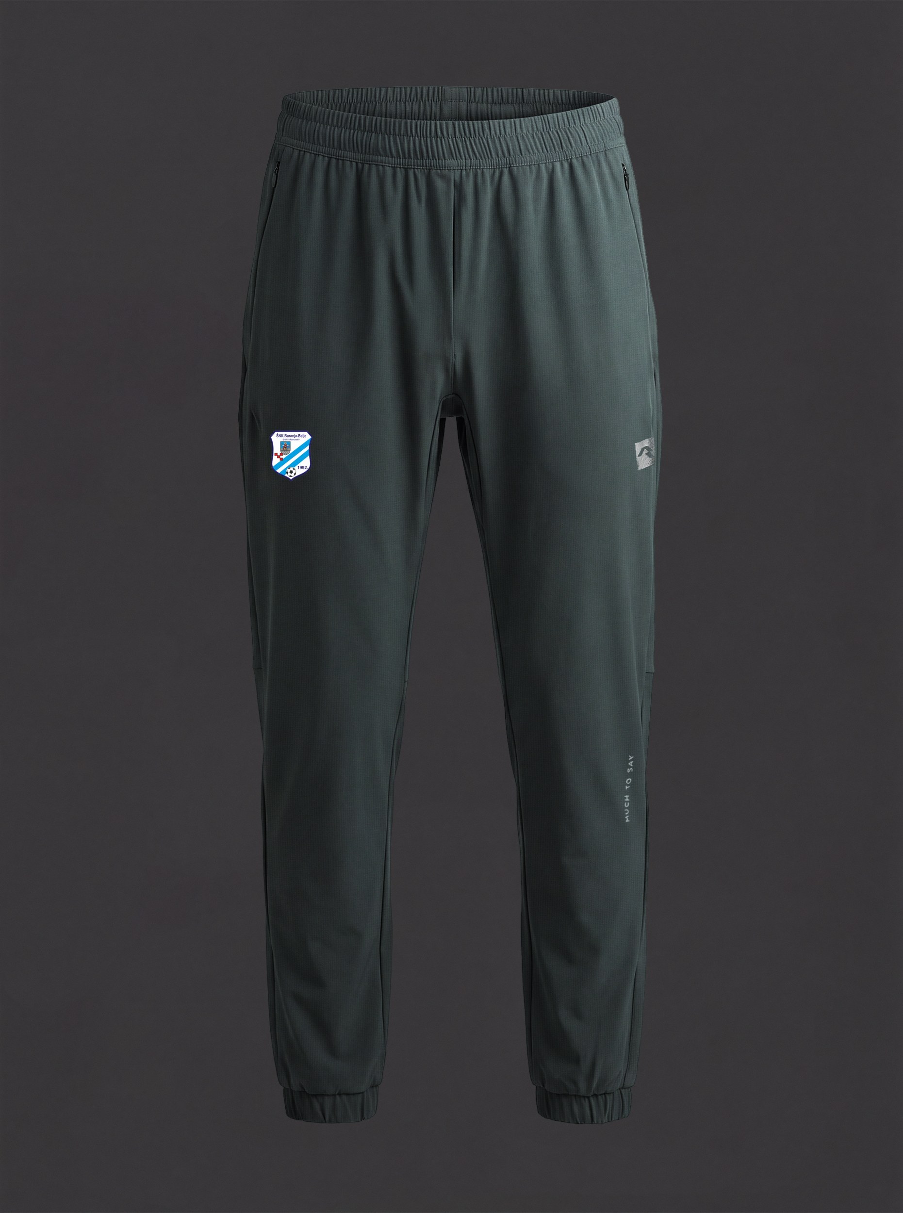 hlace-imara-snk-baranja-belje-zelena-front Hlače Imara ŠNK Baranja Belje - Slika 1