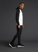 Hoodie Saba – Bijela / Crna, detalj