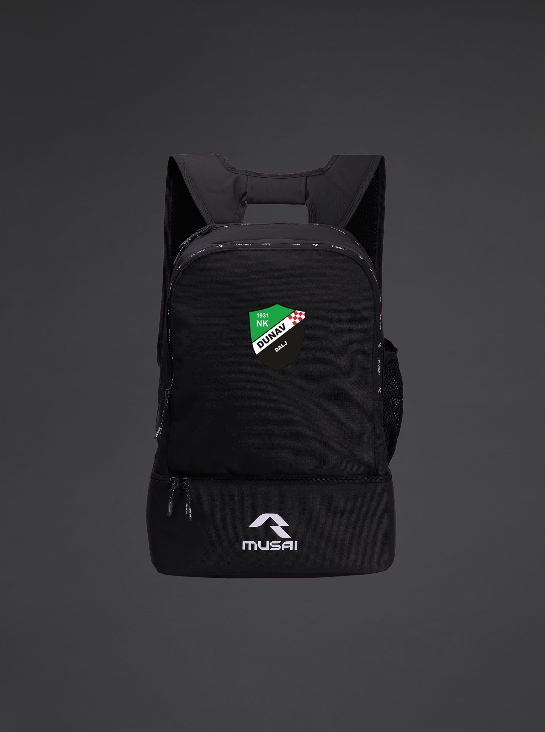 sportski-ruksak-zote-30-l-nk-dunav-dalj-crna-front Sportski ruksak Zote 30 l NK Dunav Dalj - Slika 1