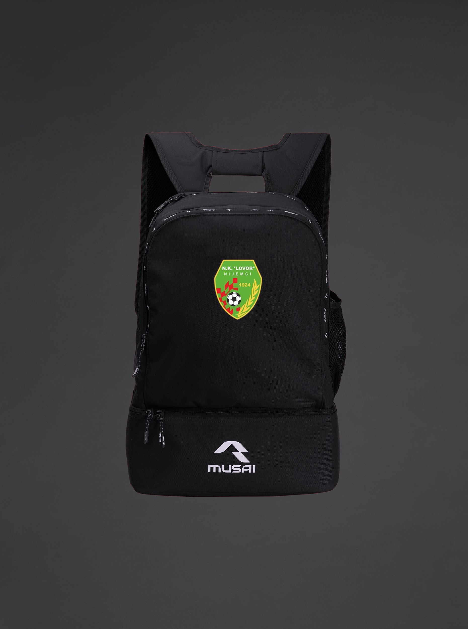 sportski-ruksak-zote-30-l-nk-lovor-nijemci-crna-front Sportski ruksak Zote 30 l NK Lovor Nijemci - Slika 1